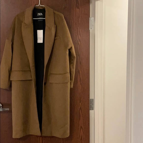 Oversized lapel colllar coat - Picture 2 of 6